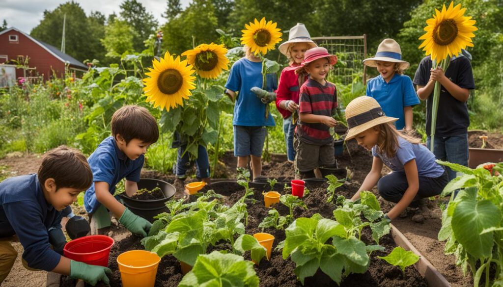 nachhaltige Gartenprojekte für Kinder