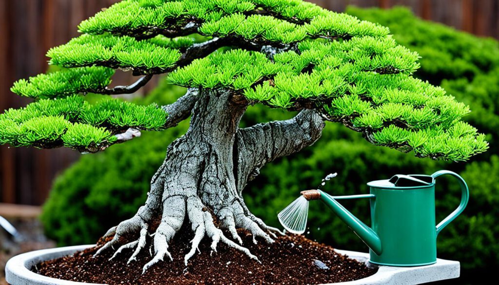 Bonsai richtig gießen