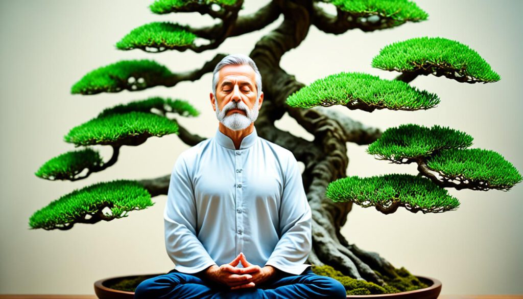 Rolle des Bonsai in der Meditation