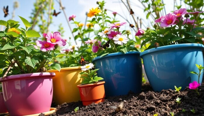 Kübelpflanzen im Frühling