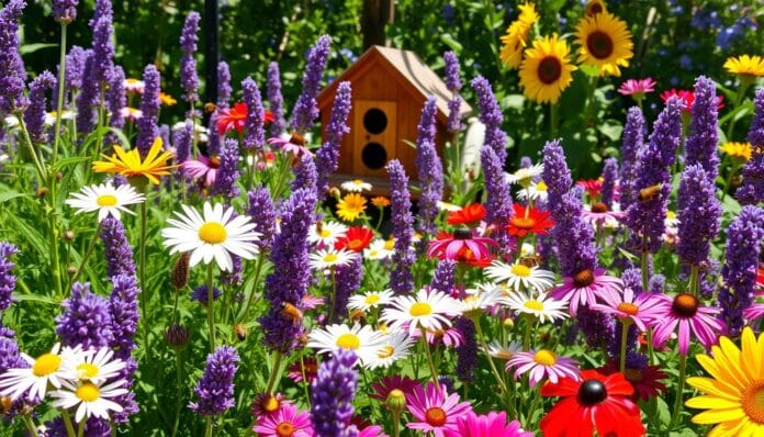 bienenfreundlichen Frühlingsgarten