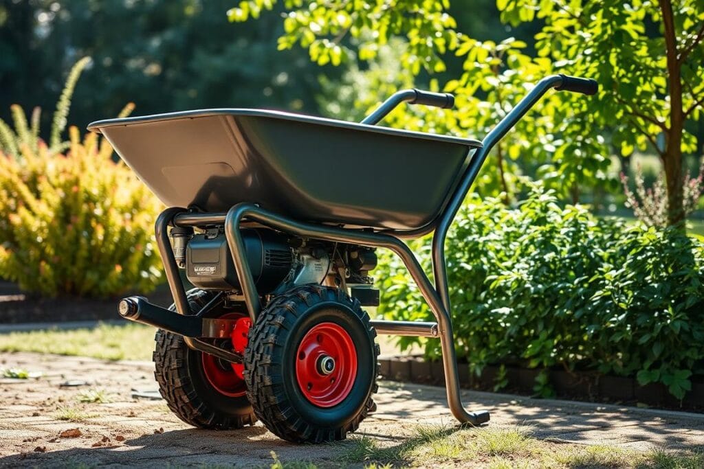 Motorisierte Schubkarre