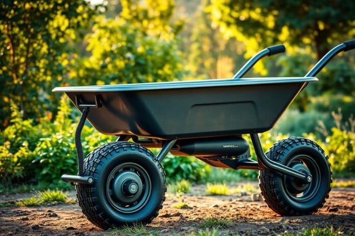 Schubkarre mit Motorantrieb