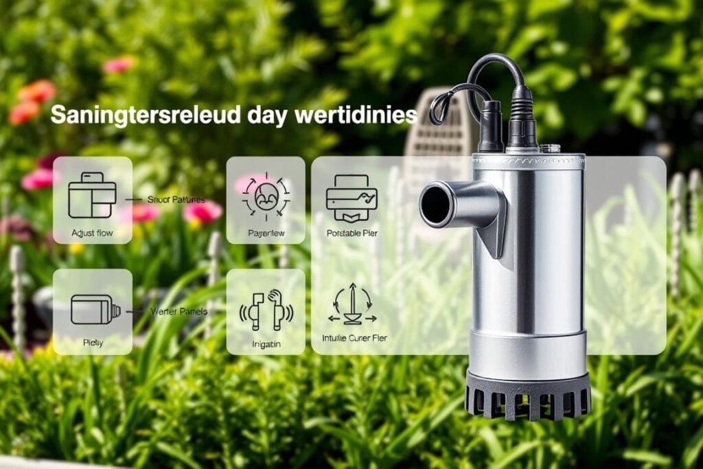 Tauchdruckpumpe für Gartenbewässerung