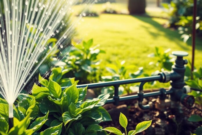 Tauchdrucksystem die Gartenbewässerung