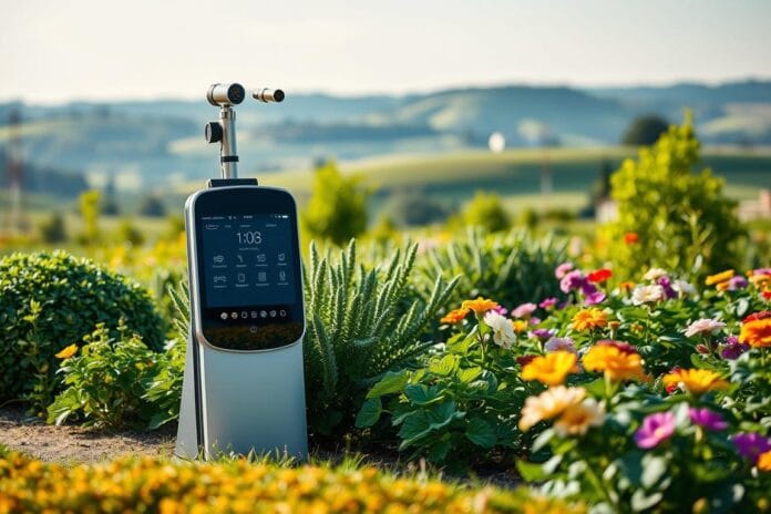 digitaler Gartenhelfer mit Sensorik