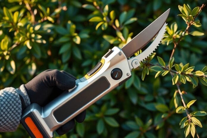 elektrische Gartenschere