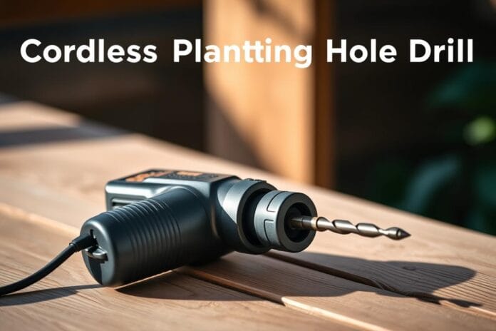 kabelloses Pflanzlochbohrgerät