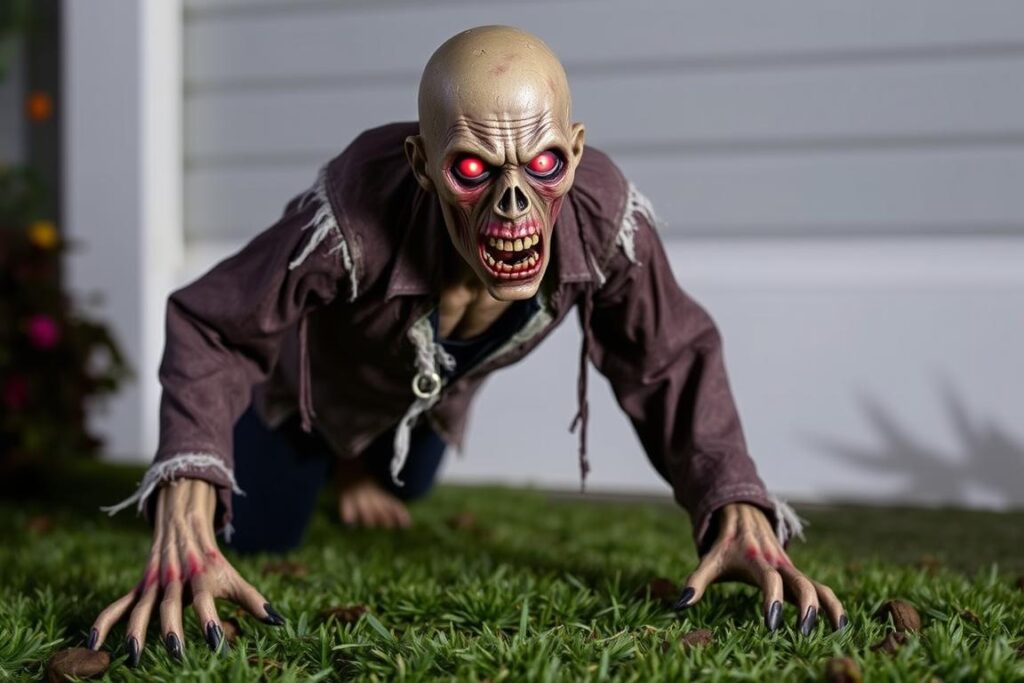 Animierter Zombie mit Bewegungssensor für Halloween Gartendekoration Animierter Zombie mit Bewegungssensor für Halloween Gartendekoration