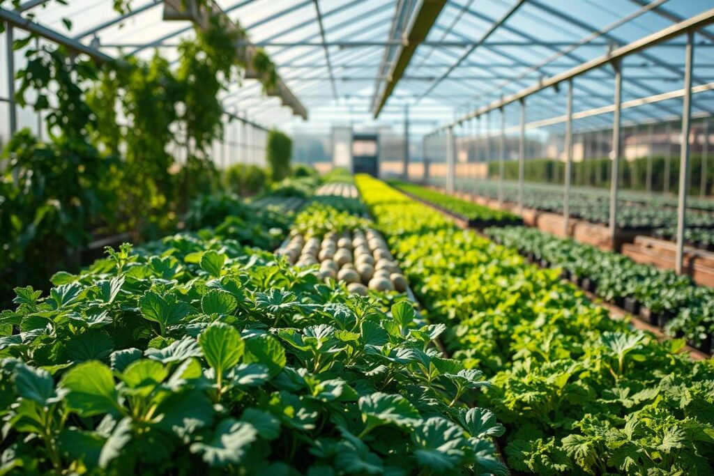 Gewächshaus Winterkulturen