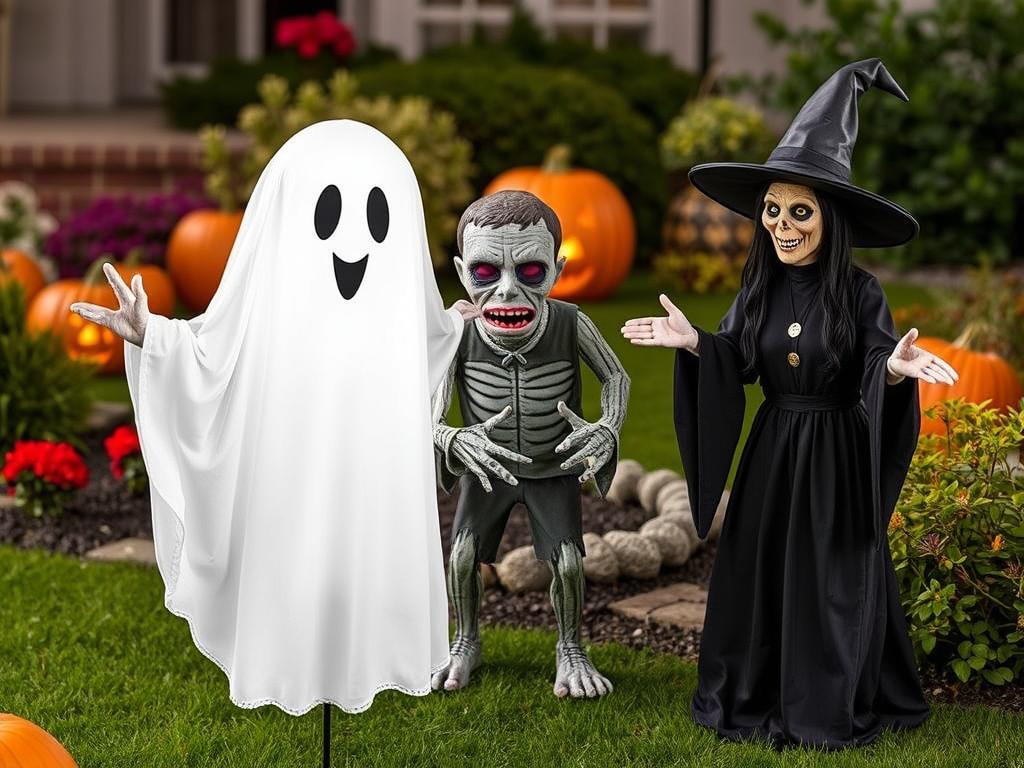 Interaktive Halloween Dekofiguren mit Bewegungssensoren Interaktive Halloween Dekofiguren mit Bewegungssensoren