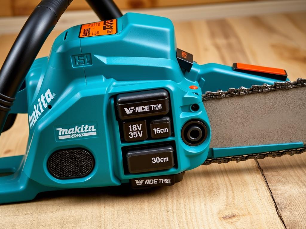 Makita DUC353Z Akku-Kettensäge mit zwei 18V-Akkus Makita DUC353Z Akku-Kettensäge mit zwei 18V-Akkus
