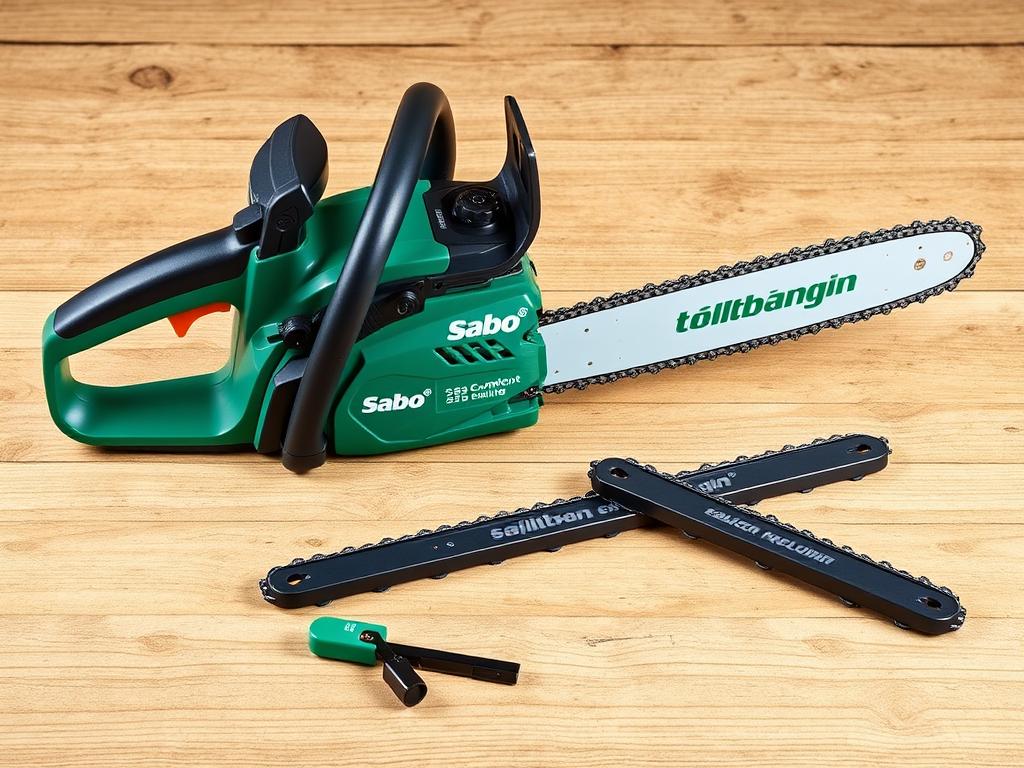 Sabo CS-25 Comfort Line Akku-Kettensäge mit beiden mitgelieferten Schwertern Sabo CS-25 Comfort Line Akku-Kettensäge mit beiden mitgelieferten Schwertern