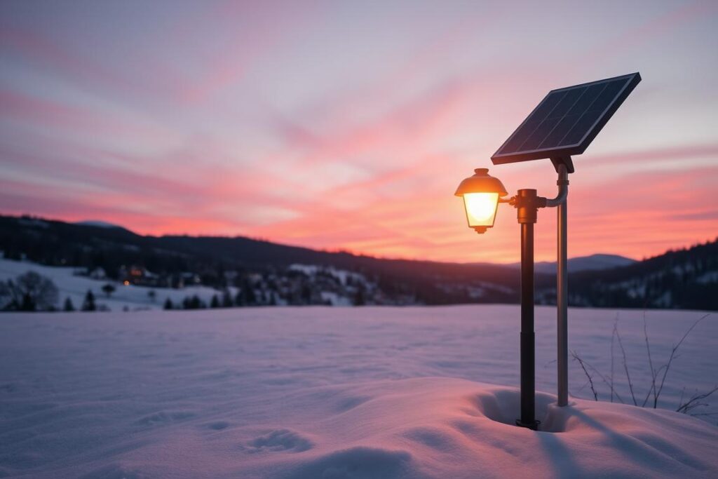 Solarleuchten Sicherheit im Winter Solarleuchten Sicherheit im Winter
