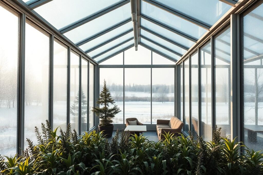 Wintergarten Glasflächen