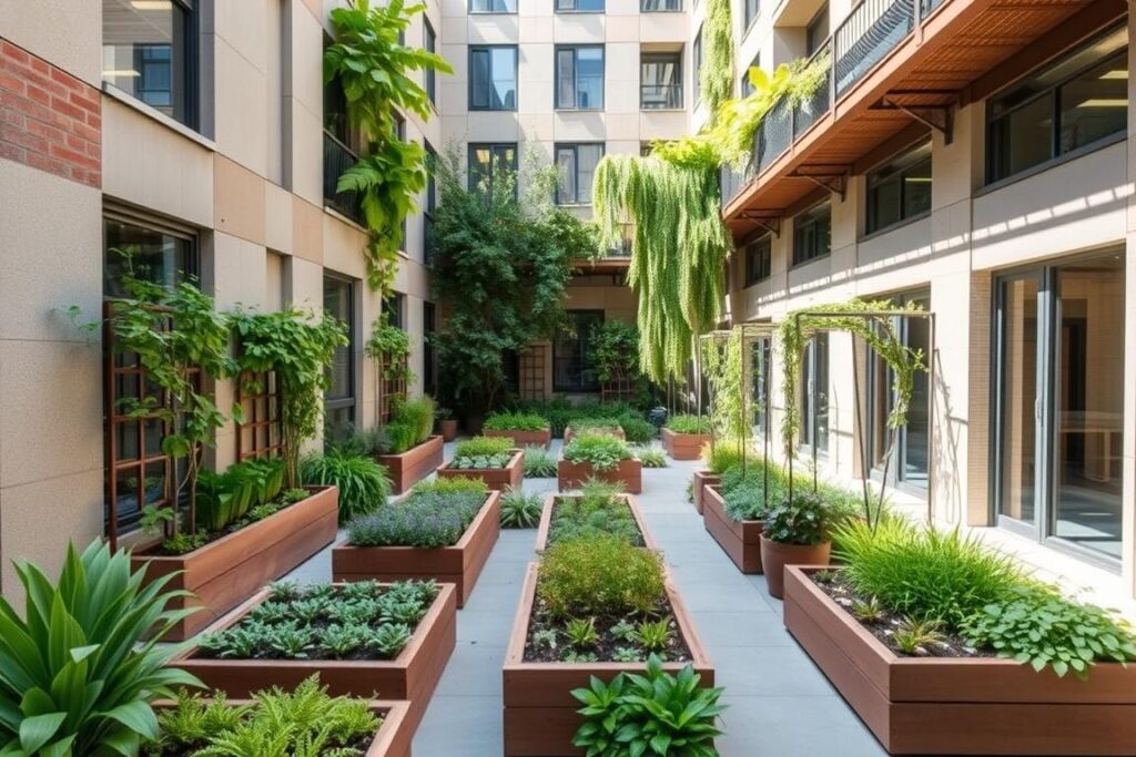 standortplanung vertikaler garten